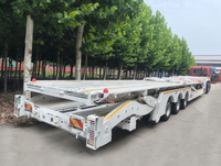 Semi-remorque porte-voitures léger AOTONG à 2 essieux avec une charge utile de plus de 3001 kg, longueur de 19 m pour le transport de voitures