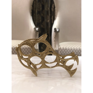 Elegante Botellero de Hierro Dorado, Moderno Exhibidor de Botellas Vertical Geométrico - Product Image 2