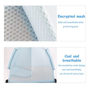 Xách Tay Mèo Lều Giường Với Lưới Cửa Sổ & Dual-Sử Dụng Đệm Có Thể Gập Lại Nhà Vật Nuôi Cho Sử Dụng Trong Nhà - Product Image 2