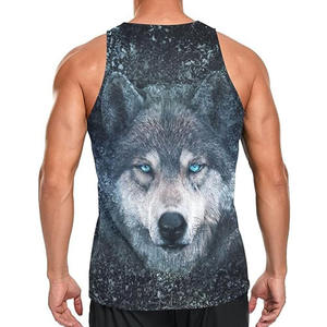 2025 nouveauté hommes décontracté débardeur personnalisé couleur unie séchage rapide et respirant tricoté armure en gros - Product Image 6