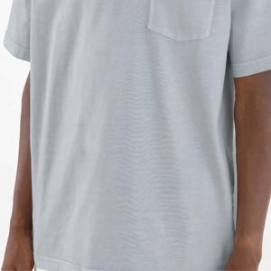 Camiseta de bolsillo lavada suave y cómoda para hombre, tela de lona de alta calidad de talla grande para ropa informal y uso diario - Product Image 2