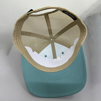 Sombreros de camionero Parche de cuero personalizado EE. UU. Gorra para hombre Gorras de camionero ajustables para exteriores, Gorras deportivas para hombre Estilo camionero de 6 paneles