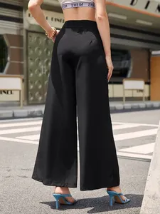 Pantalones Cargo Holgados de Cintura Media para Mujer, con Bolsillos Grandes, Resistentes al Viento, Ecológicos, Estilo Urbano, Largos, con Cordón Ajustable - Product Image 4