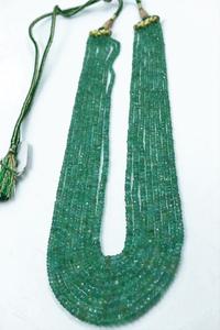 สร้อยคอลูกปัดกลมสีมรกต8เส้น - Product Image 2