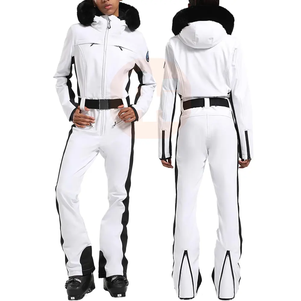 Combinaisons de ski une pièce personnalisées en gros combinaisons imperméables combinaison de neige coupe-vent combinaison de ski isolée pour femmes