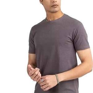 Basic Solid Color T <b>Shirts</b> <b>for</b> <b>Men</b> Crew Neck Short Sleeve Soft Cotton Tee Casual Daily Wear Wholesale - Product Image 4