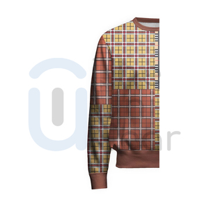 เสื้อสเวตเชิ้ตคอกลมผู้ชายสไตล์ลำลองสำหรับฤดูหนาว ทรงปกติ ผ้าฟลีซเนื้อนุ่ม ระบายอากาศได้ดี ผลิตจากโพลีเอสเตอร์/คอตตอน รับผลิตแบบ OEM - Product Image 3