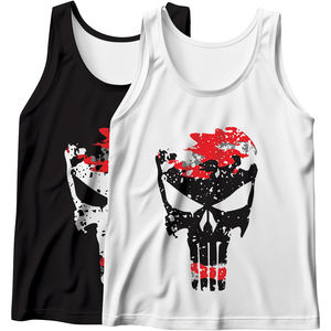 Camiseta sin mangas de algodón 100% personalizada para hombre, chaleco transpirable de secado rápido para entrenamiento de gimnasio con logotipo - Product Image 5