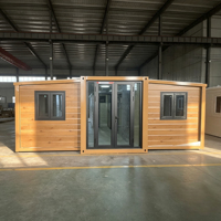 Maison conteneur portable et extensible, cabine préfabriquée mobile pour le logement du personnel des camps miniers isolés et l'hébergement des travailleurs