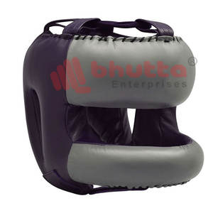 Protector de Cabeza de Cuero para Grappling, Precio al por Mayor, para Adultos, Protección Facial Completa, Nuevo Diseño Personalizable, BHUTTA ENTERPRISES - Product Image 6