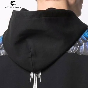 <b>Pullover</b> <b>men</b> hoodies breathable factory rate solid color fleece cotton blended new arrival premium quality fashion - Product Image 2