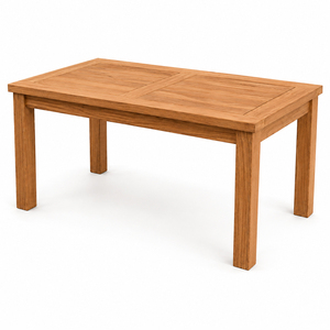 Tropica Teak Modern Farmhouse Solid Outdoor <b>Table</b> Premium Quality Slatted Square Top Durable <b>Garden</b> Resort Pro Wholesale - Product Image 1