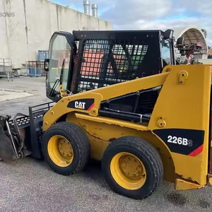 Mini tracteur hydraulique de chargeur frontal de roue de CAT 246D/mini machine utilisée de tracteur de chargeur de chenille de dumper de voie - Product Image 1