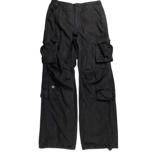 กางเกงจ็อกเกอร์ผ้าฟลีซลำลองสำหรับผู้ชาย ทรงหลวม มีเชือกผูกเอว กระเป๋าลึก เหมาะสำหรับออกกำลังกายและฝึกซ้อม - Product Image 1