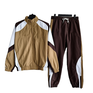 ชุดวอร์มผ้าไนลอนกันลมสำหรับผู้ใหญ่เสื้อกันลมใส่ได้ทั้งชายและหญิงดีไซน์แนวสตรีทโอเวอร์ไซส์ระบายอากาศได้ดีใส่ในฤดูหนาว - Product Image 1