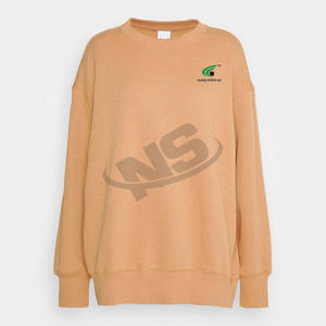 Sudadera de Mujer 100% Algodón de Alta Calidad, Estilo Holgado con Hombros Caídos, Ropa de Calle de Invierno, Sudadera con Logotipo Personalizado a Precio Económico - Product Image 3