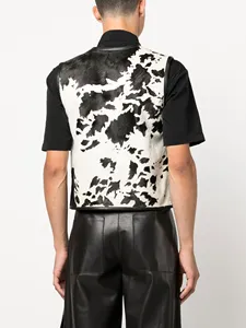 Breathable New Arrival <b>Leather</b> Vest For Men Wear Custom Color Comfortable Professional <b>Leather</b> Vest - Product Image 4