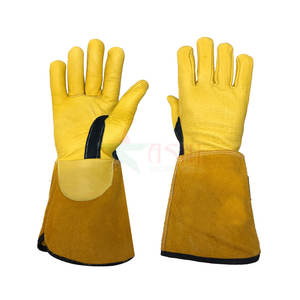 Guantes de Soldadura de Cuero Vacuno para Protección de Manos, Antideslizantes, para Uso en Exteriores, Alta Calidad, Venta al por Mayor - Product Image 4