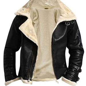 Chaqueta Bomber de Invierno para Hombre, Talla Grande, de Alta Calidad, Moderna y Lisa - Product Image 2