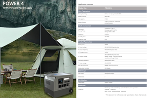 Yeni 4KWh 3000W Güneş Enerjisi Jeneratörü Taşınabilir Lityum Güç İstasyonu En İyi Güneş Enerjisi Jeneratörü Powerbank'lar ve Güç İstasyonu Jeneratörü Solar - Product Image 2