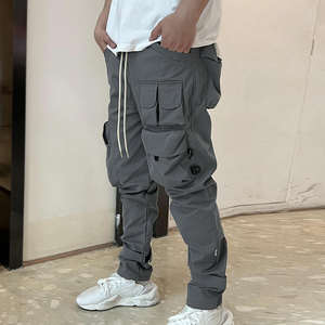 Cargo Pants for <b>Men</b> Work Hiking Sweatpants <b>Baggy</b> Jogger <b>Trousers</b> Fit Sports Outdoor With Multi Pockets Premium Urban Streetwear - Product Image 5