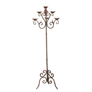 Candelabros de iluminación, portavelas de Metal de 5 brazos, productos terminados con recubrimiento en polvo, decoración de boda, soporte de vela, decoración del hogar - Product Image 1