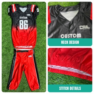 Uniforme de fútbol americano de calidad de Venta caliente 2024 último diseño uniforme de fútbol americano Vintage - Product Image 4