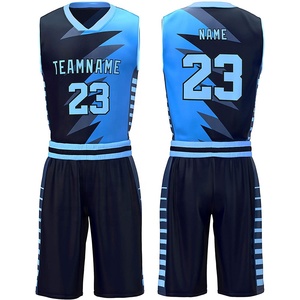 Nouveau maillot de basket-ball ensemble uniforme équipe de conception personnalisée chemises personnalisées shorts grande taille respirant anti-uv pour hommes femmes - Product Image 6