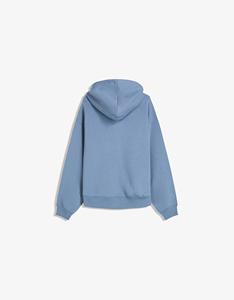 Sweats à capuche personnalisés de haute qualité pour hommes pull de couleur bleu clair biologique avec poche 500 GSM polaire 100% sweat à capuche en coton pour hommes 2025 - Product Image 6