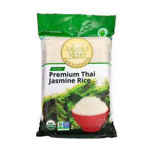 ข้าวหอมมะลิสีขาวมีกลิ่นหอมระดับพรีเมียมสำหรับทำอาหารรสเลิศ - Product Image 1