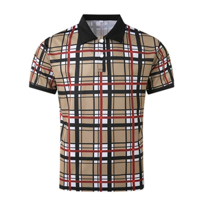 Streetwear couleur unie t-shirt personnalisé brodé impression logo uni 100% coton polyester hommes polos - Product Image 1