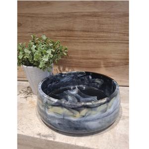 Tazón para servir de resina moderno, material ligero no tóxico con acabado suave para uso multiusos, disponible para cantidades a granel - Product Image 1