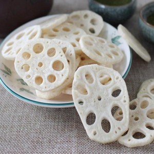 Tranche de racine de lotus séchée biologique, racines de lotus déshydratées au goût naturel, meilleure vente du Vietnam - Product Image 2