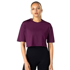 Ropa Deportiva para Mujer, Nuevo Diseño, 90% Poliéster, 10% Elastano, Elástica, Cómoda, para Gimnasio, Running y Entrenamiento, Camisetas Deportivas para Mujer - Product Image 2