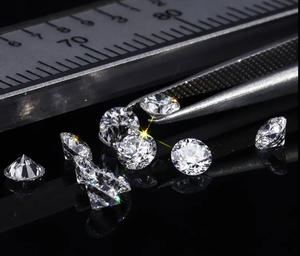 Diamantes Cultivados en Laboratorio, Corte Redondo, 3.80mm, 4 Piezas, Claridad DEF/VVS-VS, para Joyería - Product Image 2