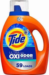 Suavizante de Telas Líquido Tide Ultra Oxi Boost, 84 oz líquidas, 59 Lavados, Quitamanchas Avanzado, Fragancia Antibacteriana - Product Image 2