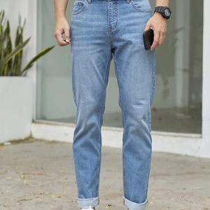 hot Sale -Jeans <b>Pants</b> Men- Wholesale mean's jean <b>pant</b>-Light Blue Men's jeans - men's clothes export - Product Image 4