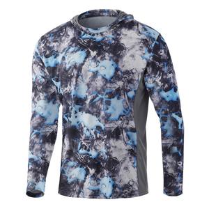 Camiseta de Pesca con Capucha, Protección Solar UPF 50, Manga Larga, Sublimada, Ecológica, para Exteriores, Estilo Playero - Product Image 5