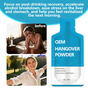ODM cairan anti-mabuk suplemen Herbal dukungan hati bertindak cepat dengan pengisian ulang minuman mabuk - Product Image 6