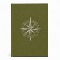 Carnet de notes Olive Compass Rose avec impression personnalisée, bloc-notes professionnel en gros