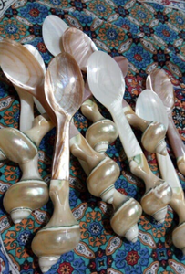 Design élégant Cuillère en nacre réutilisable de haute qualité Vaisselle durable - Product Image 3