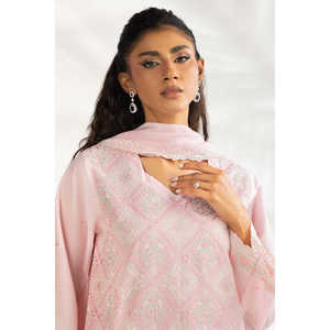 IUSTKSD-2148 Traje Bordado de Verano de 3 Piezas - Product Image 5