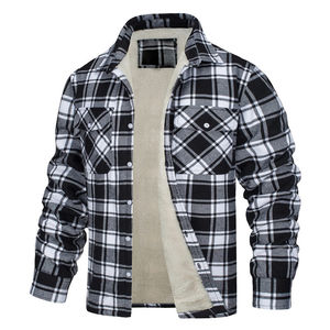 Veste bomber en toile de coton sergé de haute qualité, doublure matelassée, col montant, vente en gros, poids lourd, pour hommes - Product Image 1