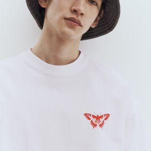 เสื้อยืดแขนสั้นสำหรับผู้ชายเสื้อผ้าลำลองดีไซน์คุณภาพสูงเสื้อทรงหลวมผ้าคอตตอน100% สำหรับฤดูร้อน - Product Image 3