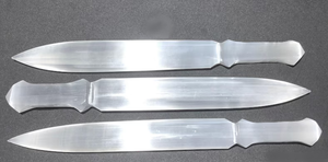 Cuchillo de daga de selenita de cristal de alta calidad, regalos de Festival tallados a mano, regalo de Festival artesanal de cristal para decoración del hogar, mayorista - Product Image 3
