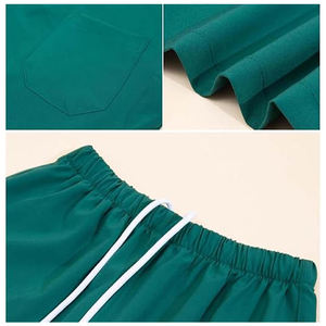 Uniformes Médicos Unisex con Cuello en V de Spandex para Hospital y Enfermería, Conjunto de Uniforme Médico para Mujer, Conjuntos de Uniformes de Enfermera Personalizados al por Mayor - Product Image 3