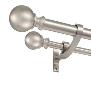 SOPORTES DE CORTINA DE METAL PERSONALIZADOS Y HECHOS A MANO NUEVA BARRA DE CORTINA A PRECIO AL POR MAYOR PARA BARRA DE CORTINA DE USO DIARIO PARA DECORACIÓN DEL HOGAR - Product Image 2
