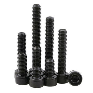 3/16 1/4 5/16 3/8 1/2 5/8 UNC UNF Imperial haute résistance oxyde noir acier à six pans creux vis à tête cylindrique boulons à <span class=keywords><strong>clé</strong></span> Allen - Product Image 3