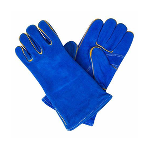 ถุงมือหนังวัวแบบแยกนิ้วถุงมือหนังยาวเสริมหนังถุงมือทำงานหนัง - Product Image 6