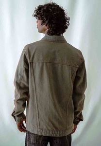 แจ็กเก็ตยีนส์สำหรับนักขี่จักรยานสำหรับผู้ชายไซส์ใหญ่พิเศษใส่โลโก้ได้ตามต้องการ - Product Image 2